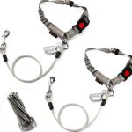 CHZUOBER Dog Car Harness Steel Cable Chew Proof Design-0