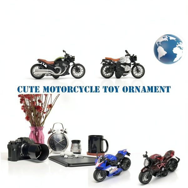 BOBUEXER Alloy Motorcycle Toys Lights Sounds 4 Pack-4