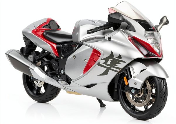 SUZIKI Haryabusa Motorcycle Model Alloy Diecast Toy-0