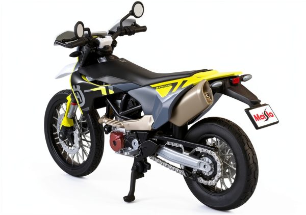 Maisto Toy Motorcycle Spring Suspension Free Rolling Wheels-6