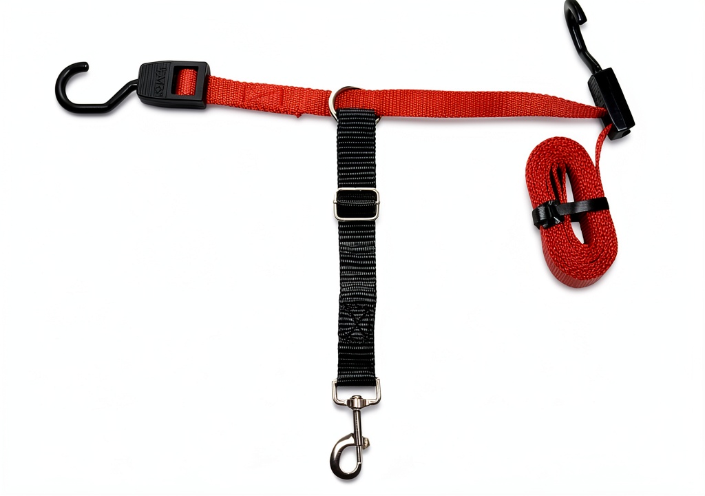 PetSafe Happy Ride Dog Zipline installed in a car backseat