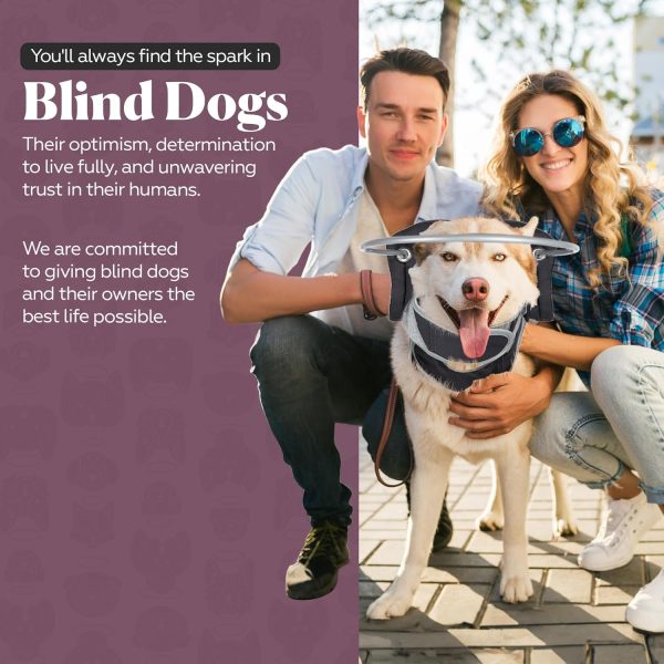 Muffins Halo Guide Blind Dog Harness Safety Support-3