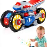 Tkerinse Shape Shifting Motorcycle Toy Blue 1pcs Kids-0