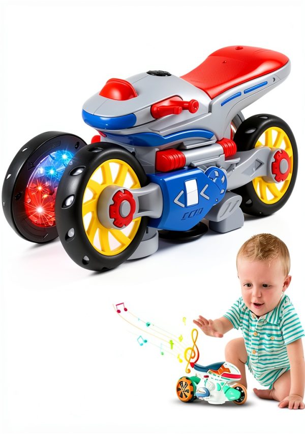 Tkerinse Shape Shifting Motorcycle Toy Blue 1pcs Kids-0