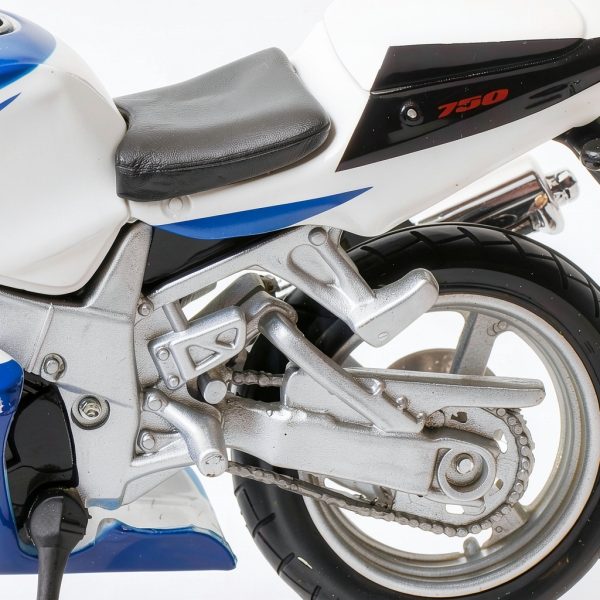 PuLaif Die Cast Motorcycle Model Toy Figure Rubber Tires-2