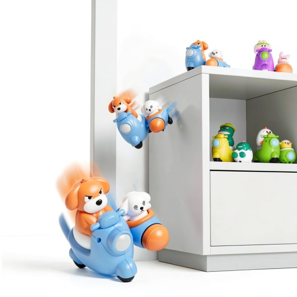 Hydrathy Animal Cars Toddler Toys Press Go Safe Design-5