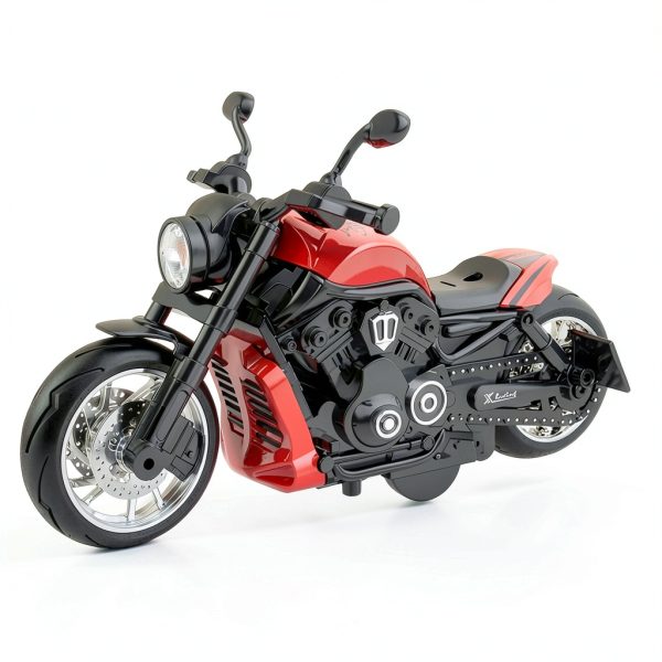 DQTY Pull Back Motorcycle Toy Alloy Lights Sounds Kids Gift-3
