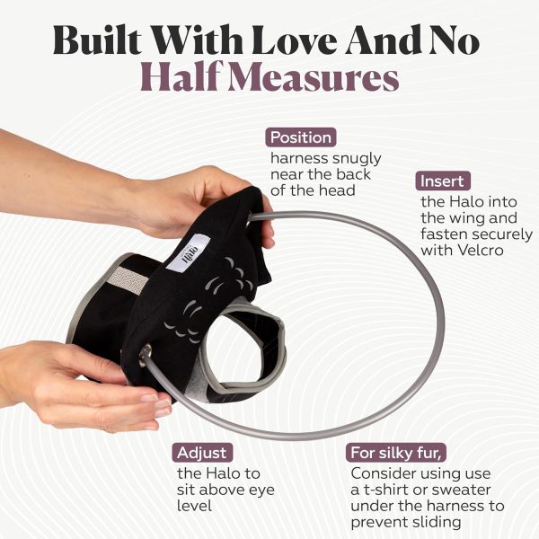 Muffins Halo Guide Blind Dog Harness Safety Support-5