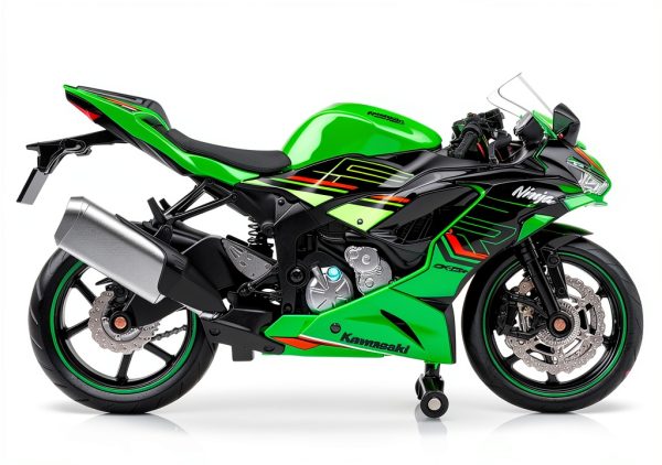 TOKAXI Kawasaki Motorcycle Toy Zinc Alloy Die Cast Model-3