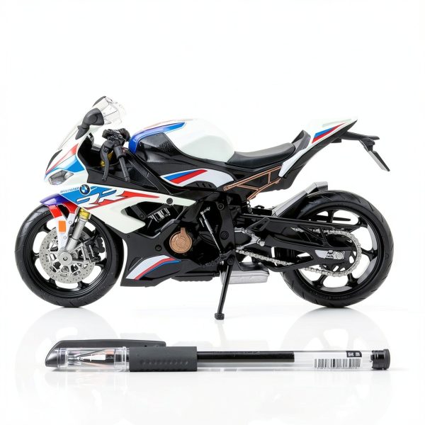 TOKAXI BMW Toy Motorcycle Zinc Alloy Die Cast Model Kids-2