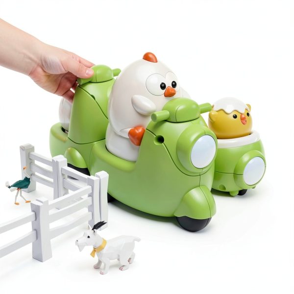 Hydrathy Animal Cars Toddler Toys Press Go Safe Design-1