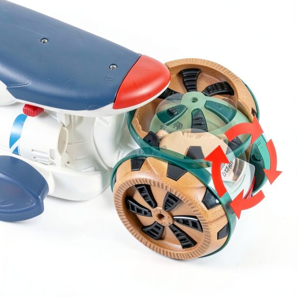 Tkerinse Shape Shifting Motorcycle Toy Blue 1pcs Kids-7