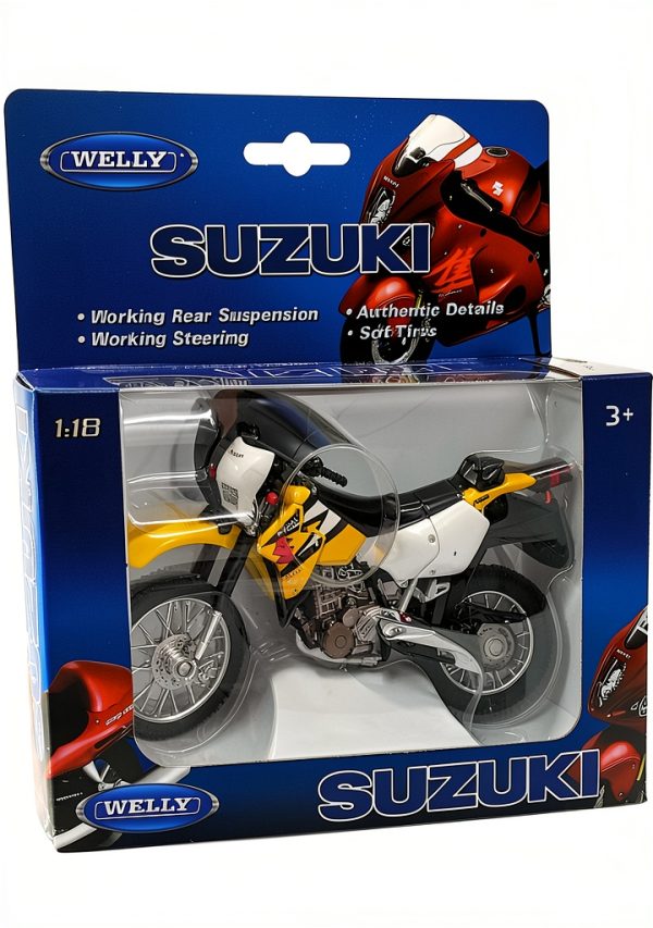 Welly Suzuki DR-Z400S Diecast Motorcycle Toy Collectors-3