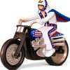Z Wind Ups Evel Knievel Mini Stunt Cycle Rip Cord Action-6