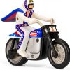 Z Wind Ups Evel Knievel Mini Stunt Cycle Rip Cord Action-5