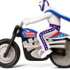 Z Wind Ups Evel Knievel Mini Stunt Cycle Rip Cord Action-7