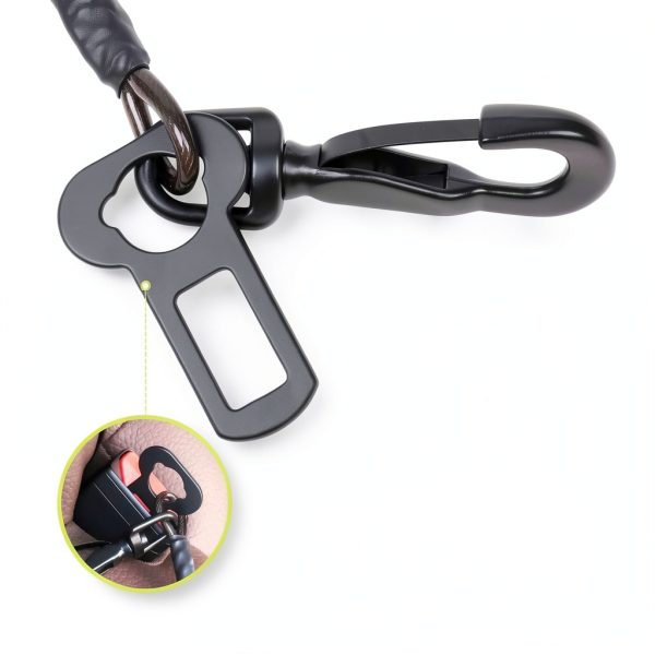VIVAGLORY Dog Seatbelt Chew Proof Car Harness Restraint-2