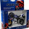 Welly 1:18 Scale Model Motorcycle Detailed Replica-8