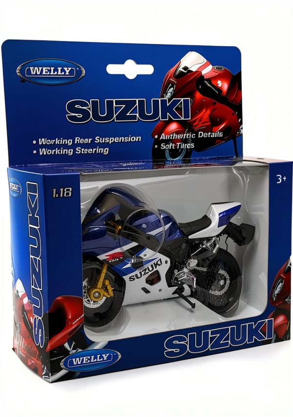 Welly 1:18 Scale Model Motorcycle Detailed Replica-8