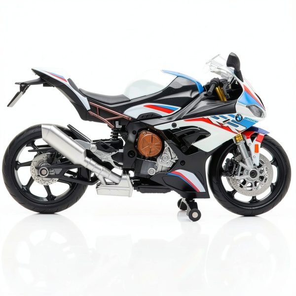 TOKAXI BMW Toy Motorcycle Zinc Alloy Die Cast Model Kids-3