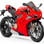 Ducati Panigale V4S Motorcycle Model Diecast Metal Red Sport-0