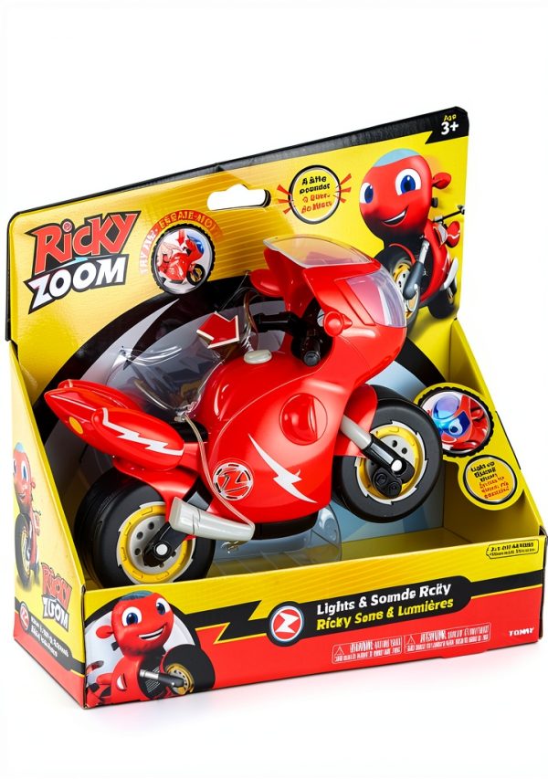 Ricky Zoom TOMY Motorcycle Toy Interactive Lighted Visor-4