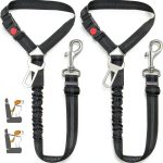 Dog Car Harness DVEDO Dual Clip Bungee Design-0