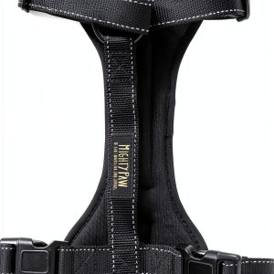 Mighty Paw Dog Car Harness Black Safety Design-0