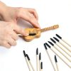 Sanding Sticks 50pcs 280 Grit Fine Detail Wood 5.4x0.2 Inch – Heclia-2