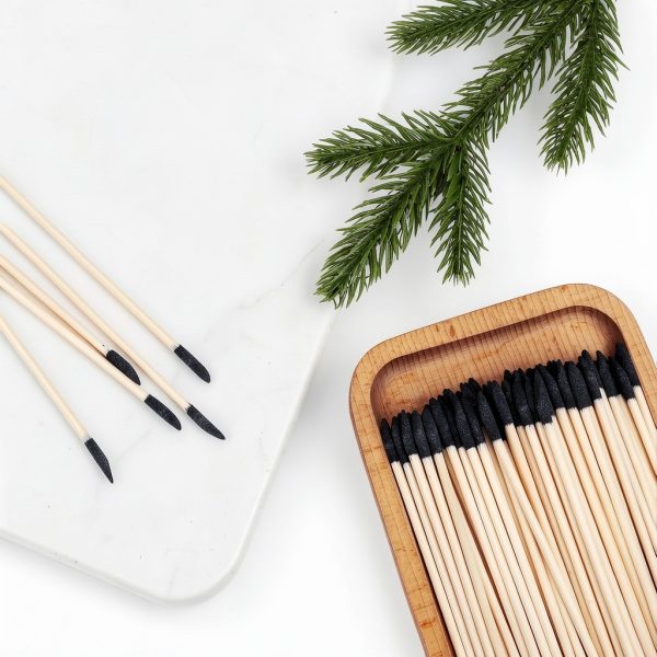 Beveled Sanding Sticks Premium 100pcs 280 Grit for Wood & Plastic-3