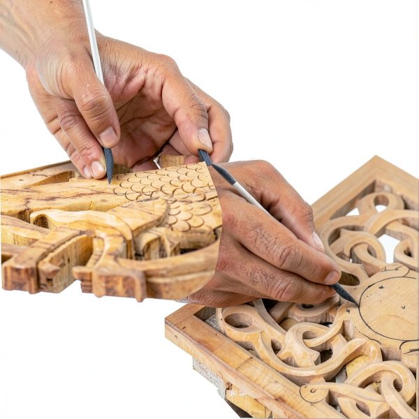Giantree 30 Pcs Sanding Sticks, Double End Matchsticks Sanding Twigs, 120/280 Grit, 5.4 x 0.2 Inch, Fine Detailing Polishing Sticks Tools for Plastic Models Wood Hobby(30 PCS)-4