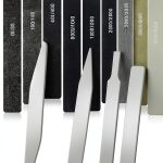 Honoson 25 Pcs Model Polishing Files Set with Glass & Sanding Sticks-0