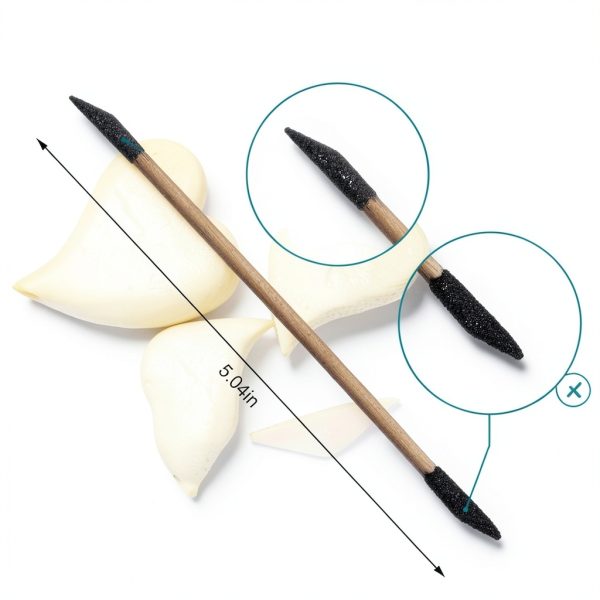 Lasnten 131 Pcs Sanding Sticks Set 360 Degree Rotating Holder 40 Polishing Sticks 30 Sanding Twigs 60 Double Side Slanted Twigs for Plastic Models Jewelry Woodworking Hobby Arts Crafts-3