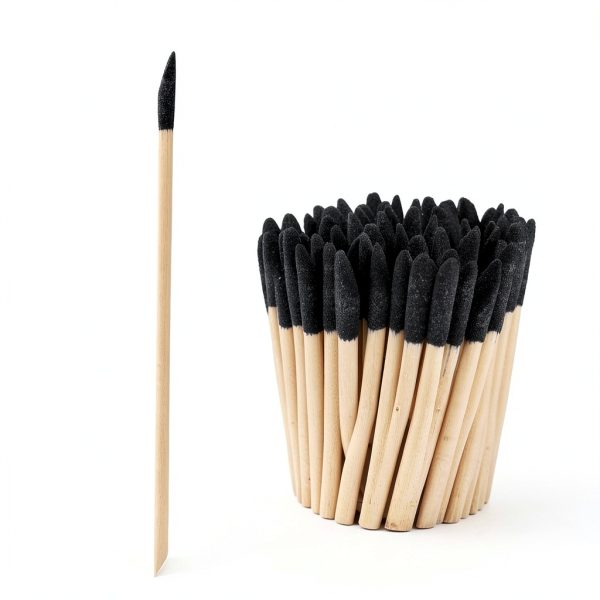 Beveled Sanding Sticks Premium 100pcs 280 Grit for Wood & Plastic-1