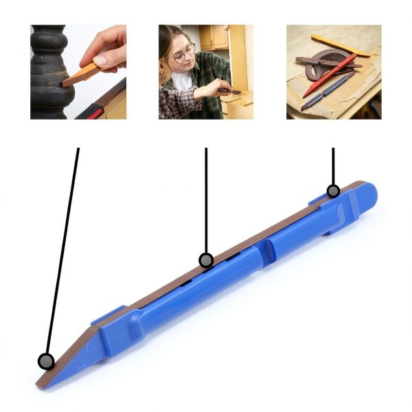 1/4" Sanding Detailer Sanding Stick, 80 Grit Sanding Detailer with Five 80 grit Replacement Belts. Sanding Detailer Measures 1/4" x 6". for Wood Working, Model Building, 3D Printing, Small Sanding-6