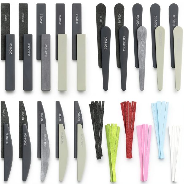 Sanding Sticks Honoson 60pcs Set offers Polishing and Wood Twigs Mixed-0