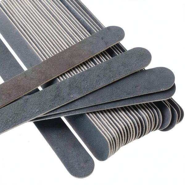 Double Sided Sanding Stick Black 100/180 Grit 17.8cm Manicure Nail File Double Sided Sanding Stick Polishing Stick Sandpaper Stick Wooden Sanding Tools Craft Accessories-3