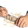 Sanding Sticks 50pcs 280 Grit Fine Detail Wood 5.4x0.2 Inch – Heclia-4