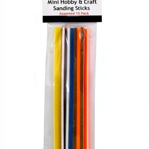 Mini Hobby & Craft Sanding Sticks 15-Pack Flex-I-File Aluminum Oxide-0