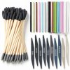 70 Pcs Sanding Sticks Set for Plastic Models Includes 30 Double-end Matchsticks, 10 Polishing Sticks & 30 Sanding Twigs DIY Model Building, 3D Printing, Jewelry Tools(Double Angle)-0