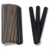 Double Sided Sanding Stick Black 100/180 Grit 17.8cm Manicure Nail File Double Sided Sanding Stick Polishing Stick Sandpaper Stick Wooden Sanding Tools Craft Accessories-0