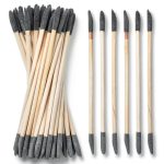 50 PCS Sanding Sticks, Double End Matchstick Sanding Tools, 120/280 Grit for Tight Spaces, 5.4 Inch Crevice Sanding Tool for Plastic Models Wood Crafts-0