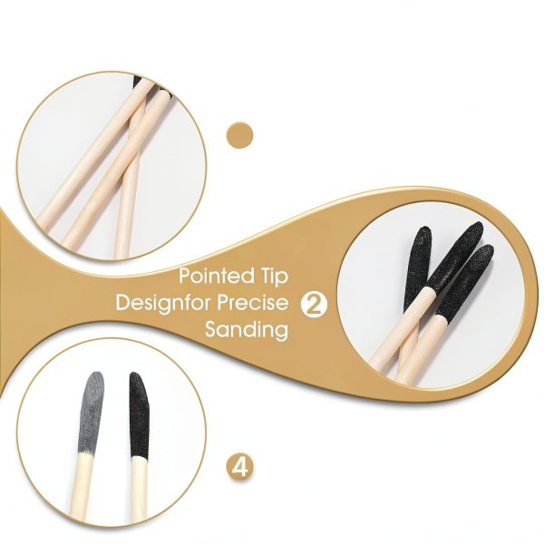 Professional Sanding Sticks 30pcs Double-End Taefuwr for Tight Spaces-2