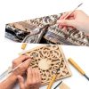 50 PCS Sanding Sticks, Double End Matchstick Sanding Tools, 120/280 Grit for Tight Spaces, 5.4 Inch Crevice Sanding Tool for Plastic Models Wood Crafts-4