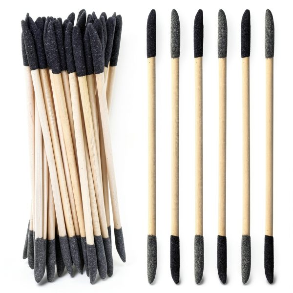 30 Pcs Fine Sanding Sticks for Plastic Models Sanding Sticks Double End Matchsticks for Nails of 120/280 Grit Sandings Twigs Detailing Polishing Stick for Plastic Models Wood Hobby, 5.4 X 0.3 Inch-0